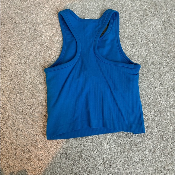Lululemon Ebb to Street Cropped Racerback Tank Top Poolside - Picture 3 of 4